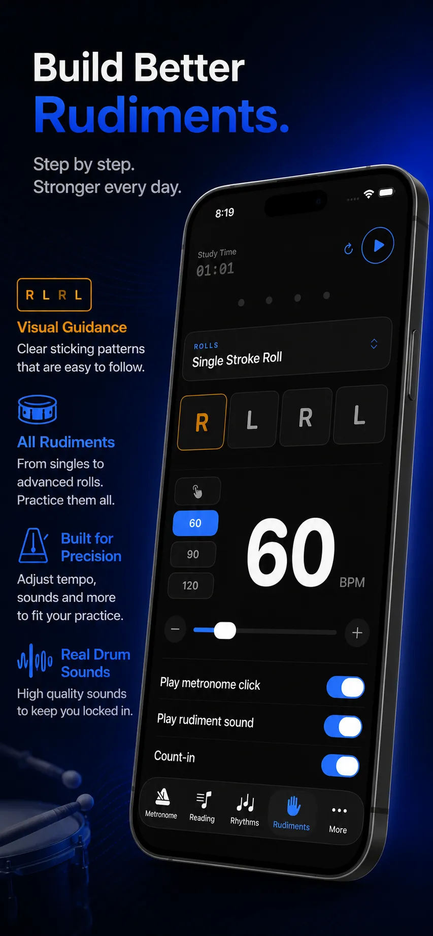 Drum Coach App Store screenshot 4 in English